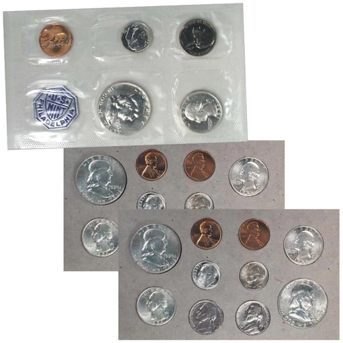 1956 Proof & 1958 Mint Set Pair