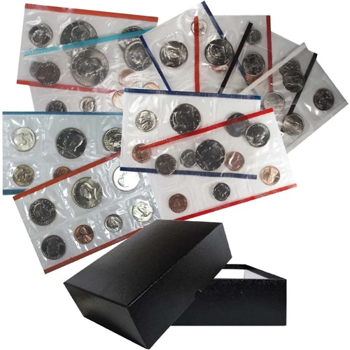 1973, 1980, 1991 & 2006 Mint Set Collection with Storage Box