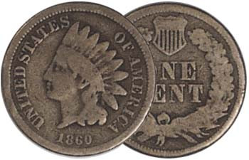1870 Indian Head Cent Good | International Coins & Currency