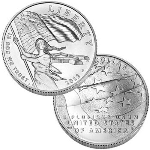 2012-P Star Spangled Banner Silver Dollar Brilliant Uncirculated Image 1 2012-P Star Spangled Banner Silver Dollar Brilliant Uncirculated Image 1