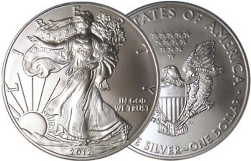 2012 Silver Eagle Brilliant Uncirculated Image 1 2012 Silver Eagle Brilliant Uncirculated Image 1