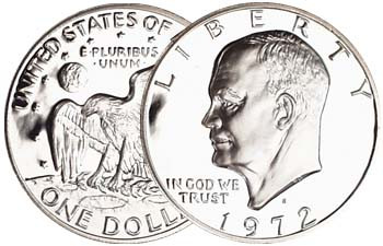 1973-S Eisenhower 40% Silver Dollar Proof | International Coins