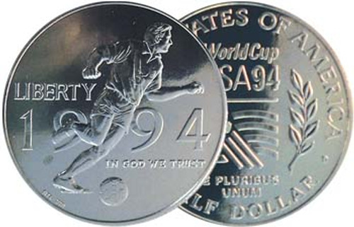 1994-D World Cup Half Dollar Brilliant Uncirculated Image 1 1994-D World Cup Half Dollar Brilliant Uncirculated Image 1