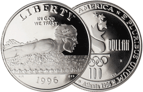1992-S Olympic Gymnast 1/2 Dollar Clad Commem Proof (Cap Only