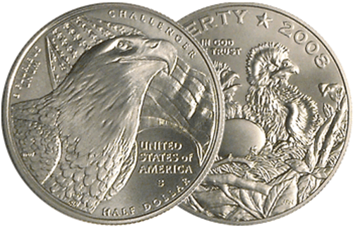 2008-S Bald Eagle Half Dollar Brilliant Uncirculated Image 1 2008-S Bald Eagle Half Dollar Brilliant Uncirculated Image 1