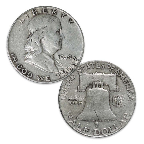 1952-P Franklin Silver Half Dollar Very Fine | International Coins
