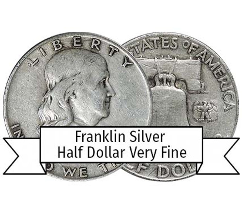1949-S Franklin Silver Half Dollar Very Fine 1949-S Franklin Silver Half Dollar Very Fine