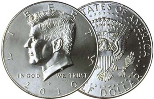2010-P Kennedy Half Dollar Brilliant Uncirculated Image 1