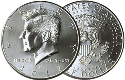 2012-P Kennedy Half Dollar Brilliant Uncirculated Image 1 2012-P Kennedy Half Dollar Brilliant Uncirculated Image 1