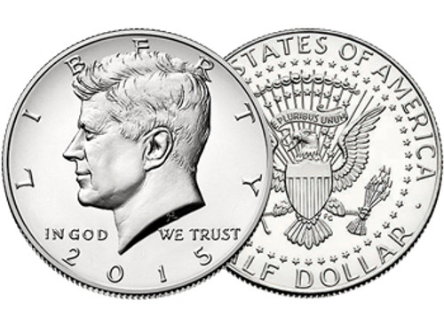 2015-D Kennedy Half Dollar Brilliant Uncirculated Image 1 2015-D Kennedy Half Dollar Brilliant Uncirculated Image 1