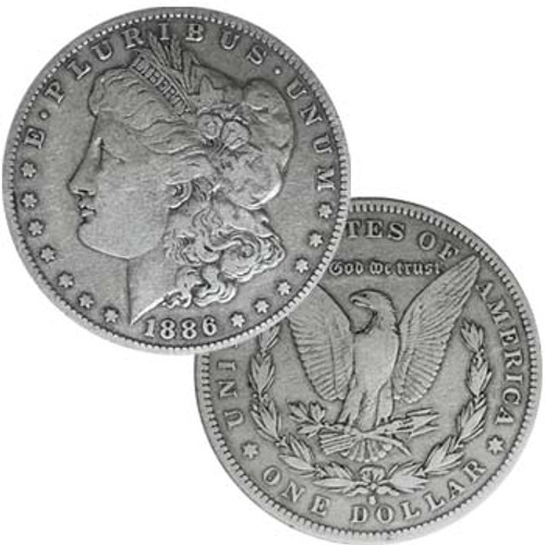 1886-S Morgan Silver Dollar Very Fine Image 1