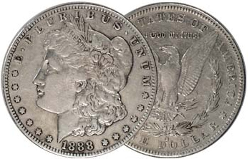 1884-O Morgan Silver Dollar Very Fine