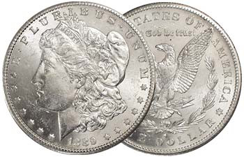 1889-S Morgan Silver Dollar Brilliant Uncirculated | International