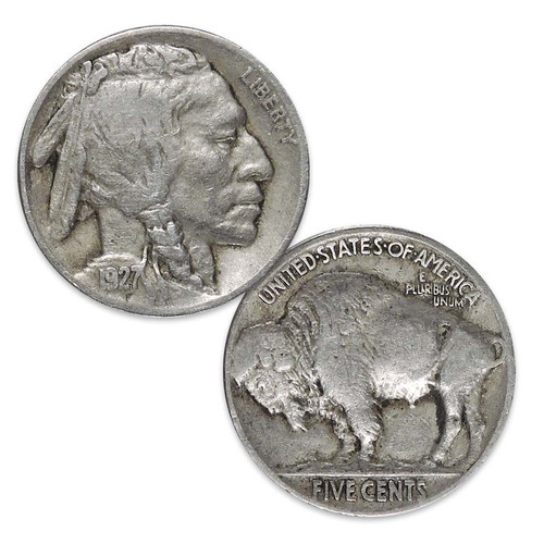 1927-P Buffalo Nickel Fine