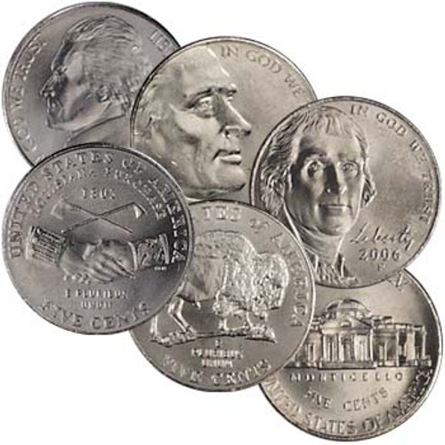 2004 & 2005 Jefferson Nickel Proofs 4-Coin Set | International