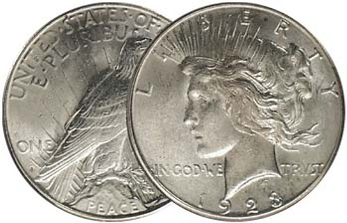 1935-S Peace Silver Dollar Brilliant Uncirculated | International