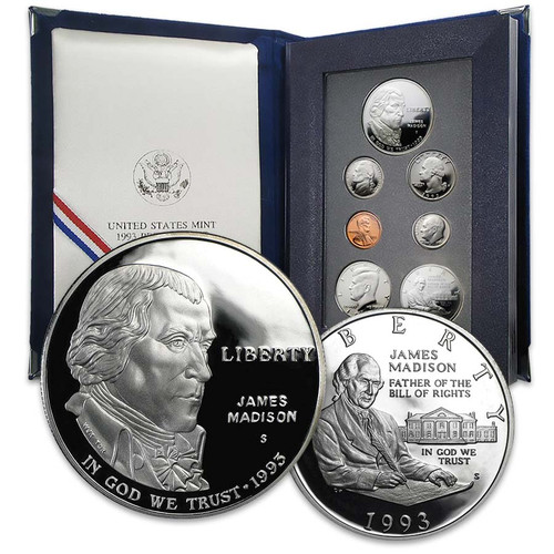 1986 Prestige Proof Set 7 Coins | International Coins & Currency