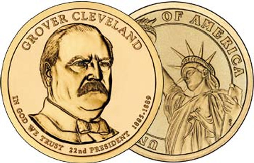 Grover Cleveland (1st Term) 2012-D Presidential Dollar Brilliant Uncirculated Image 1