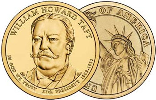 William Taft 2013-D Presidential Dollar Brilliant Uncirculated Image 1