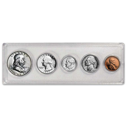 1962 Proof Set 5 Coins | International Coins & Currency