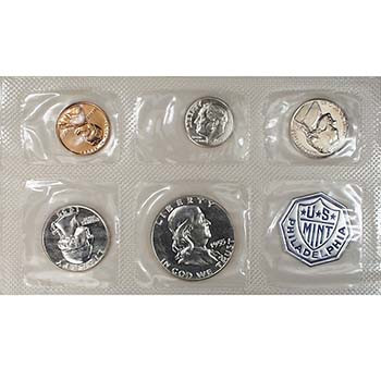 1955 Proof Set 5 Coins | International Coins & Currency