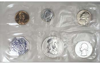 1960 Proof Set 5 Coins | International Coins & Currency