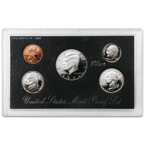 1992年 Silver Proof Set 5枚セット　アメリカシルバーコイン 1992 Silver Proof Set 5 Coins | International Coins & Currency