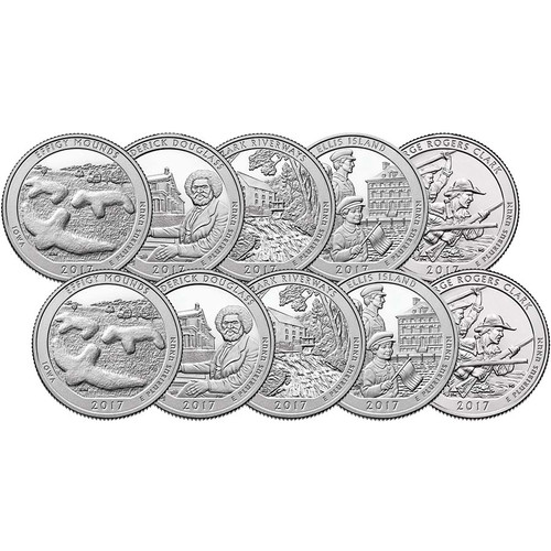 owo25セントクォーター硬貨ナショナルパーク2010〜2021セット#1 2010-2021 Complete NP Quarter Set w/ Folder | Littleton Coin