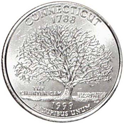 1999-D Connecticut Quarter Brilliant Uncirculated Image 1