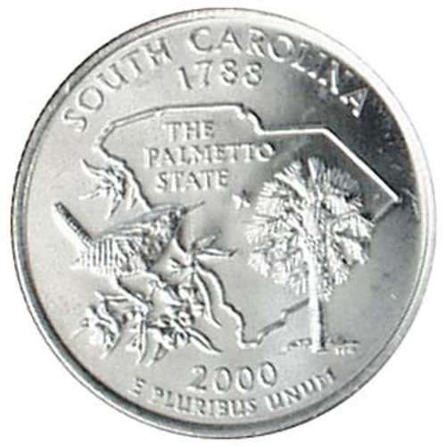 2000-P South Carolina Quarter Brilliant Uncirculated Image 1
