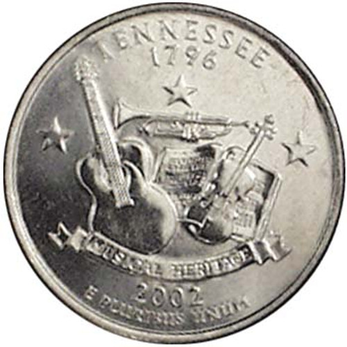 2002-D Tennessee Quarter Brilliant Uncirculated Image 1