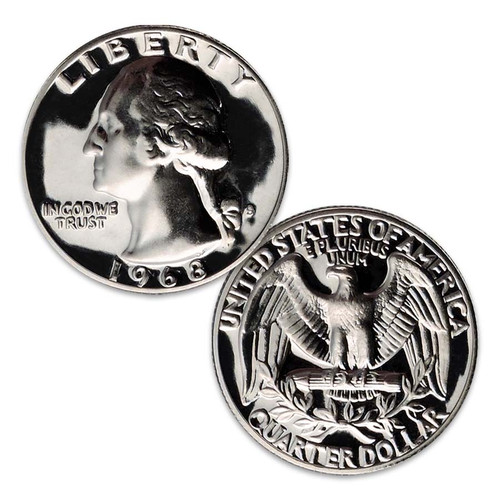 1968-S Washington Quarter Proof