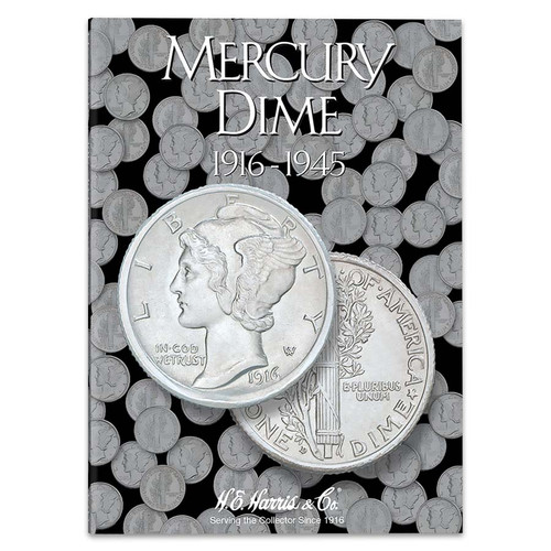 1916-1945 Mercury Dime 76 Coin Set with Album