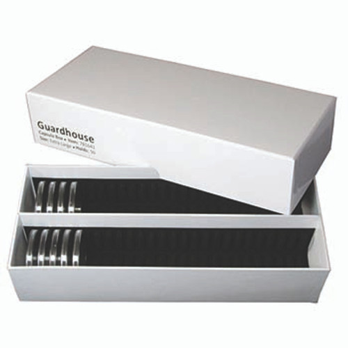 Guardhouse Double Row Extra Large Coin Capsule Box Image 1 Guardhouse Double Row Extra Large Coin Capsule Box Image 1