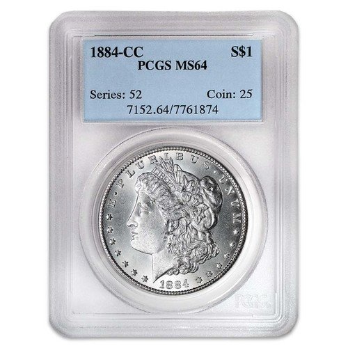 1881-S Morgan Silver Dollar Certified MS-64 | International Coins