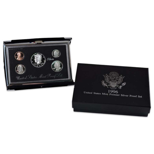 1996 U.S. Premier Silver Proof Set Image 1 1996 U.S. Premier Silver Proof Set Image 1