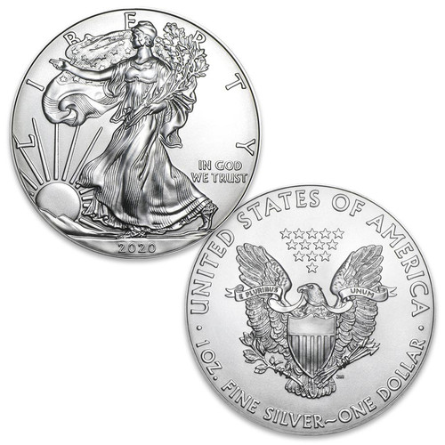 2020 Silver Eagle Brilliant Uncirculated Image 1