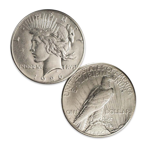 1926-S Peace Silver Dollar About Uncirculated 1926-S Peace Silver Dollar About Uncirculated