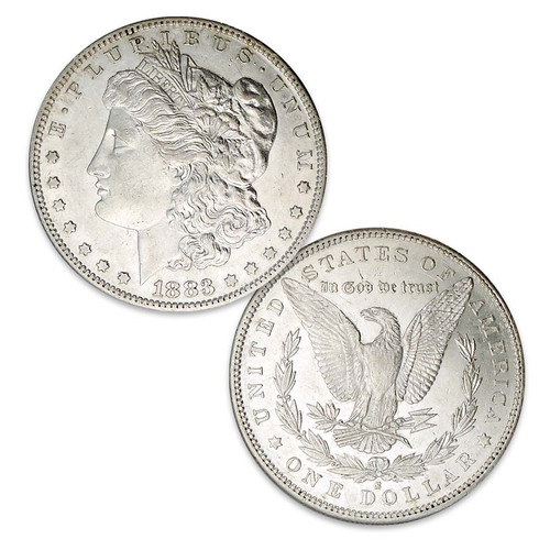 1883-S Morgan Silver Dollar About Uncirculated Image 1 1883-S Morgan Silver Dollar About Uncirculated Image 1