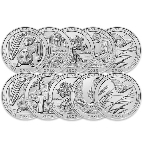 U.S. Coins - Quarters - National Park Quarters - National