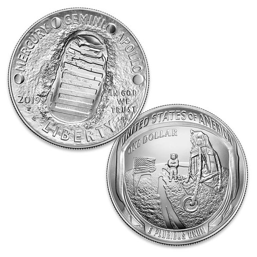 2019 Apollo 11 Curved Half Dollar Proof | International Coins