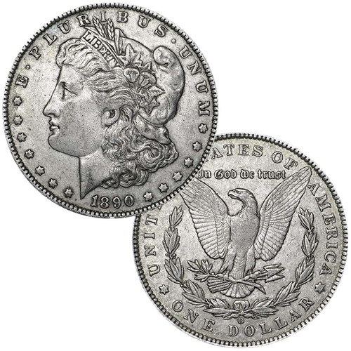 1890-O Morgan Silver Dollar Extra Fine 1890-O Morgan Silver Dollar Extra Fine