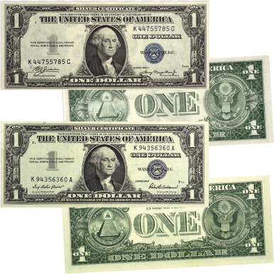 Silver Certificates (1928-1957) - U.S.A. 1 DOLLAR 1935C FINE NO p.h. !