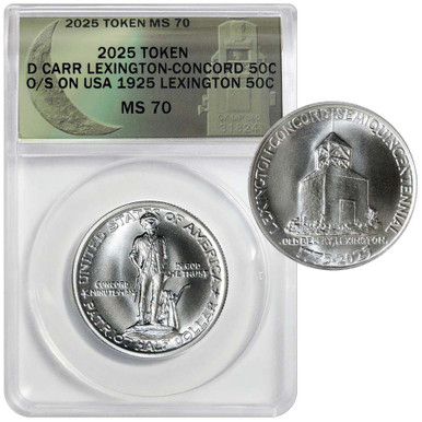 2025 Lexington-Concord Silver Half Dollar Commemorative