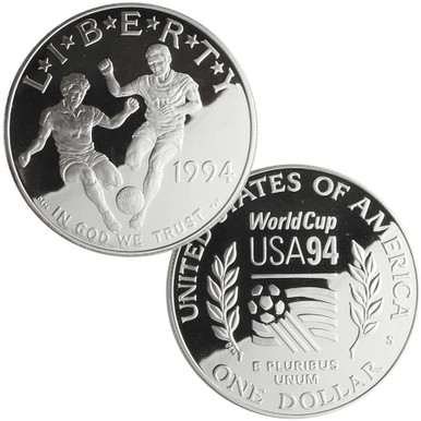 1994-S World Cup Silver Dollar Proof