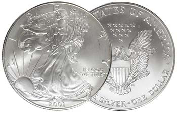 2001 Silver Eagle Brilliant Uncirculated | International Coins