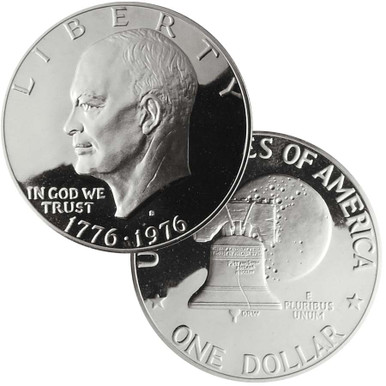 1976-S Eisenhower Dollar Type II Proof | International Coins