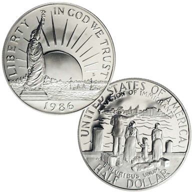 1986-D Statue of Liberty Half Dollar Brilliant Uncirculated