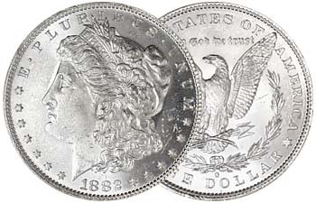 1882-O Morgan Silver Dollar Brilliant Uncirculated | International