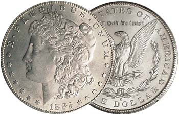1*ス様 1885 Morgan Silver Dollar銀貨 1885-S Morgan Silver Dollar Brilliant Uncirculated | International